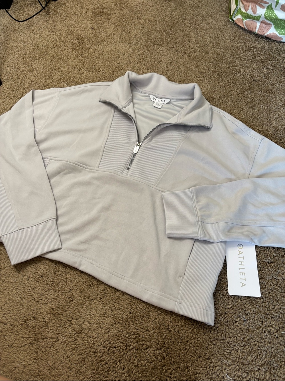 Athleta Pullover Zip